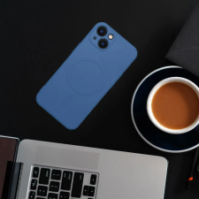  Szilikon Mag Cover tok IPHONE 14 kék tok és táska