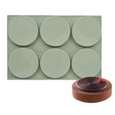  Szilikon mousse forma, kör, 6 adagos sütés és főzés