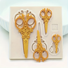  Szilikon olló formák fondantból sütés és főzés