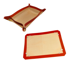  Szilikon Sütőlap Összepattintható Sarkokkal (40x30 cm) sütés és főzés