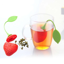  Szilikon teafilter eper konyhai eszköz