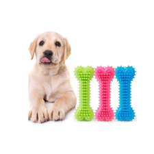  Szilikon tüskés rágócsont(tömör) játék kutyáknak