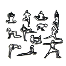  Sziluett kiszúró szett-jóga sütés és főzés