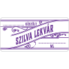  Szilva lekvár öntapadós műanyag alapú cimke 6 db/csomag