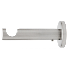 Szimpla block tartó- 12 cm, 1 db/cs (19 mm Ø) (Nikkel- matt) karnis, függönyrúd