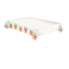  Színes Birthday Balloons papír asztalterítő 120x180 cm lakástextília