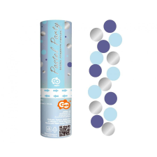 Színes Blue-Silver konfetti kilövő 15 cm konfetti