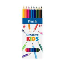 Színes ceruza ICO Creative Kids hatszögletű 12 db/készlet színes ceruza