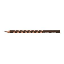  Színes ceruza LYRA Groove háromszögletű vastag sötét barna színes ceruza