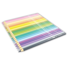 Színes ceruza Y-Plus+ Rainbow Pastel 24 db-os hegyezővel színes ceruza