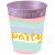 SZÍNES Elegant Party pohár, műanyag 250 ml