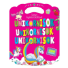 - Színes foglalkoztatófüzet unikornisokkal