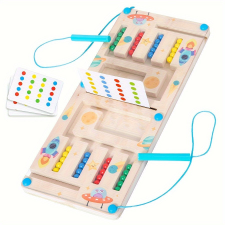  Színes Golyó kirakó gyorsasági társasjáték puzzle, kirakós