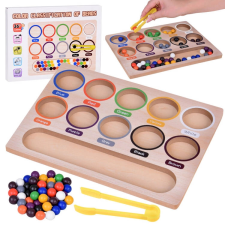  Színes golyók Montessori Mozaik Sorter játék fajáték