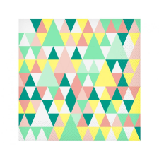 Színes Green Joy szalvéta 20 db-os 33x33 cm party kellék