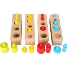 Színes hengerek - Montessori játék - Legler kreatív és készségfejlesztő
