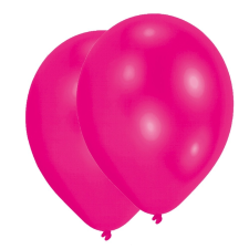 SZÍNES Léggömb, lufi 25 db-os 11 inch (27,5 cm) Hot Pink party kellék
