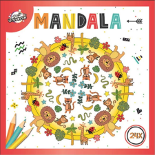 Színes Mandala Animals színező 24 oldal gyermek- és ifjúsági könyv