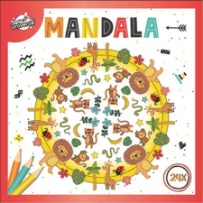Színes Mandala Animals színező 24 oldal gyermek- és ifjúsági könyv