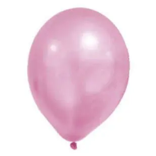 SZÍNES Metallic Pink Pastel léggömb, lufi 8 db-os party kellék
