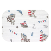  Színes mintás textil pelenka 70x80 cm-Medve kapitány