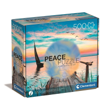 SZÍNES Móló Peaceful 500 db-os Peace puzzle Clementoni puzzle, kirakós