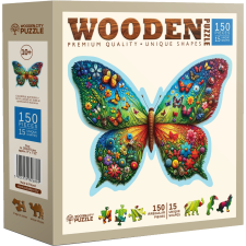 Színes pillangó fa puzzle 150 darabos puzzle, kirakós