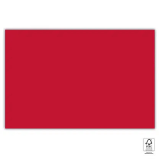 SZÍNES Red Unicolour, Piros papír asztalterítő 120x180 cm FSC party kellék