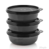  Színes saláták (3 db 300 ml) fekete- Tupperware