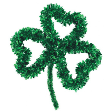 SZÍNES Shamrock, Lóhere dekoráció party kellék