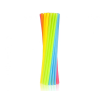 SZÍNES Színes Colorful műanyag szívószál 10 db-os