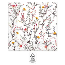 SZÍNES Színes Modern Branches szalvéta 20 db-os 33x33 cm FSC party kellék