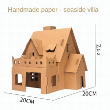  Színezhető karton játék - Karton házikó egyéb bébijáték