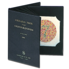  Színlátásvizsgáló könyv ISHIHARA 10 lapos gyógyászati segédeszköz