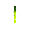  Szintetikus haj ombre zöld / neon fonatok W10344