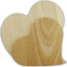  Szív alakú fa lap kicsi dekorálható tárgy