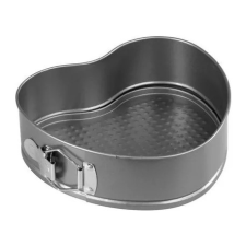 Szív alakú kapcsos fém sütőforma 24 cm sütés és főzés