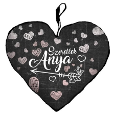  Szív alakú párna, Anyák napja, Szeretlek anya ajándéktárgy