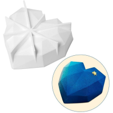  Szív alakú torta forma,szilikon, 19.3x16x5.8 cm sütés és főzés