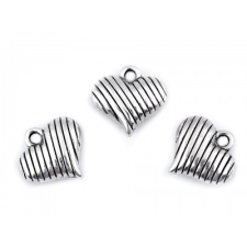  Szív medál - 5 db/csomag medál