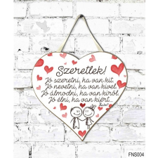 Szív tábla, falra, szívek, Jó szeretni, ha van kit, szerelmes ajándék ajándéktárgy