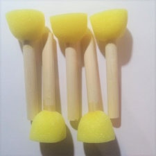  Szivacsecset készlet 5 darabos 3cm dekorációs kellék