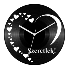  Szívecskés - szerelmes 2 bakelit óra falióra