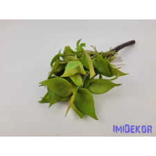 Szívleveles gumis bokor 21 cm - Sárgás Zöld dekorációs kellék