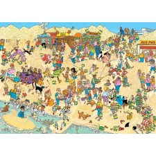 Szobrok homokból puzzle - Jan van Haasteren puzzle, kirakós