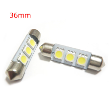 Szofita led 3 smd 36mm fehér CANBUS DC12V autó tuning