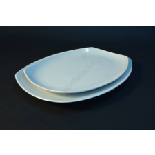  Szögletes tálaló G tányér és evőeszköz