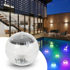 Szolár medencevilágítás - RGB LED - 10 cm medence kiegészítő