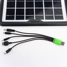 Szolár panel - Napelemes USB töltő panel, univerzális kültéri világítás