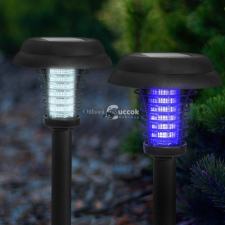 Szolár UV rovarcsapda + lámpa funkció - leszúrótüskével elektromos állatriasztó